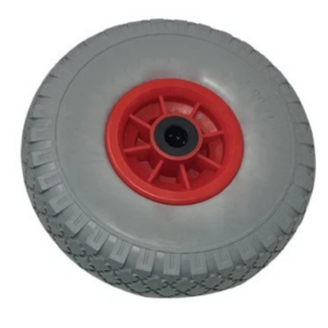 RUOTA PU ANTIFORO X BRAVETTA MOZZO CENTRATO HAND 3.00X4 DISCO PLT MOZZO MM 7