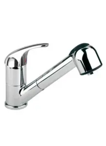 Rubinetto Miscelatore Monocomando Cucina Lavello Lavabo Con Doccetta Estraibile