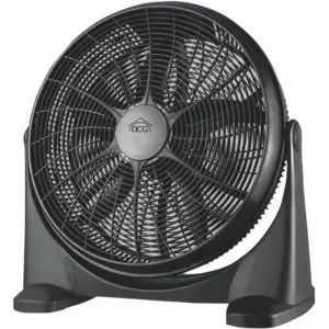 DCG CRB1240 VENTILATORE DA TERRA 3 VELOCITA' NERO